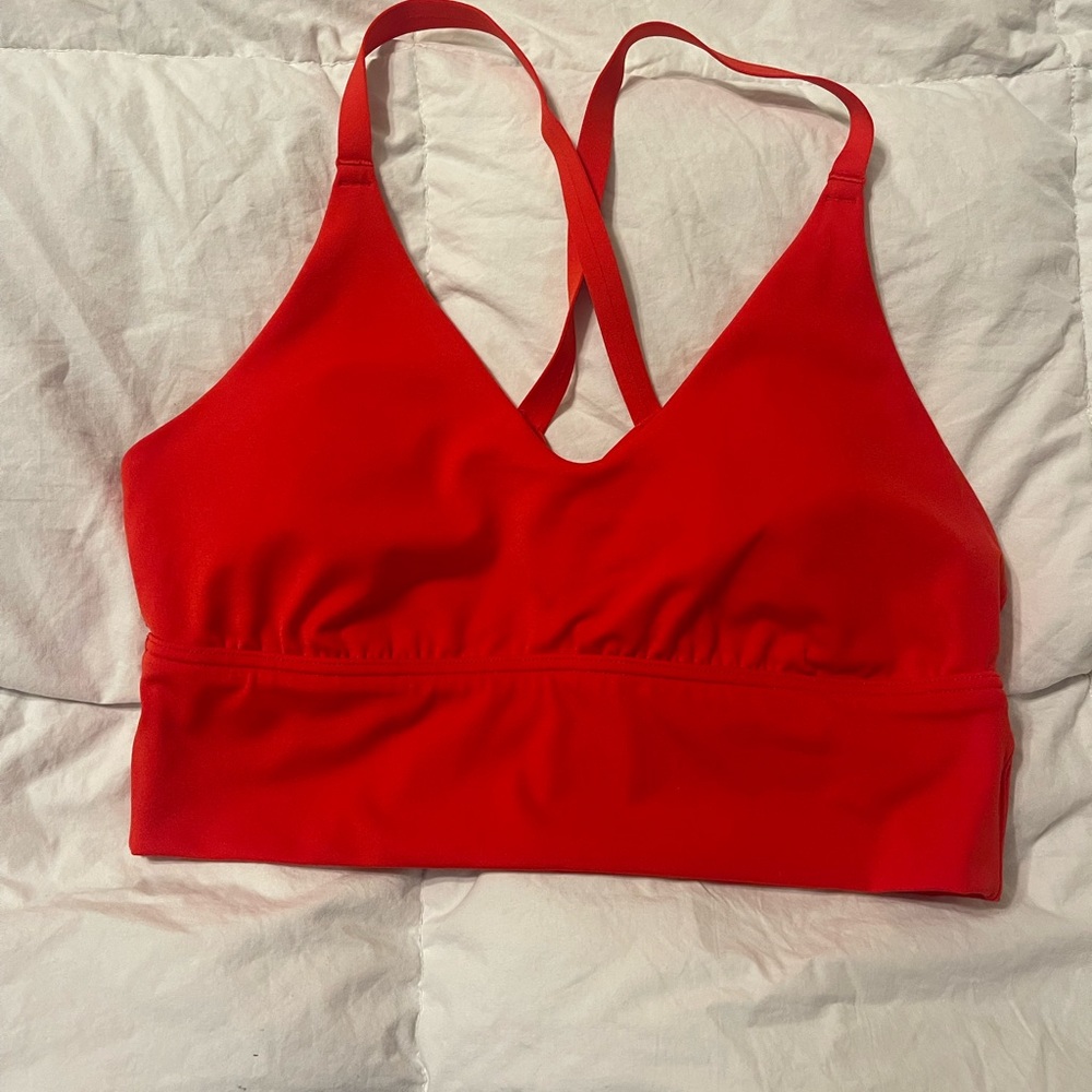 Offline by aerie red medium sports bra